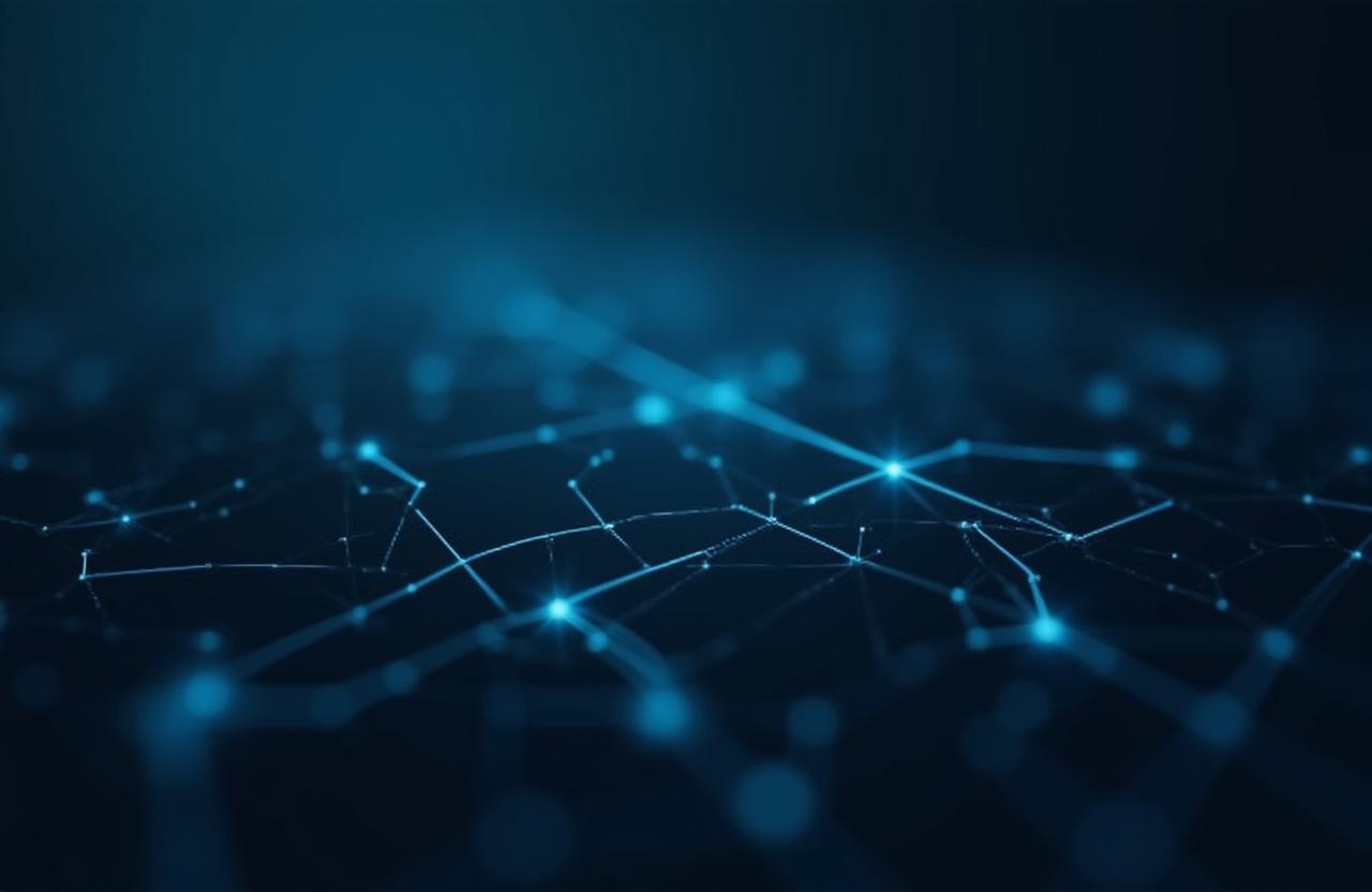 Abstract cyber security grid background